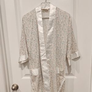 Vintage Catchet Silk Robe M